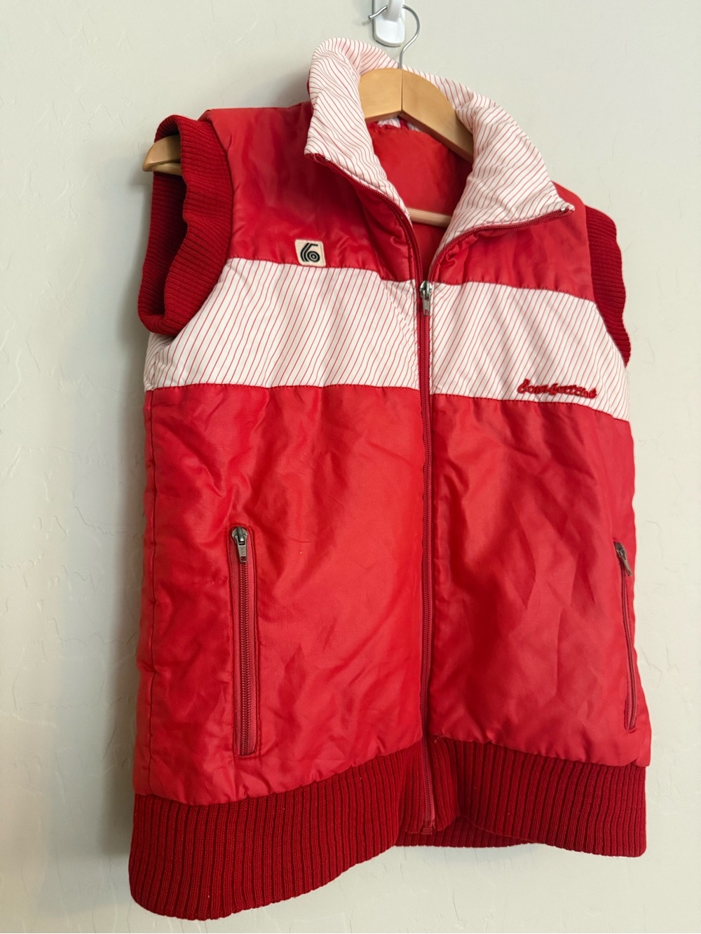 RARE Vintage 70s 80s Toper Yugoslavia National Ski Team Puffer Vest Retro S - Picture 2 of 13